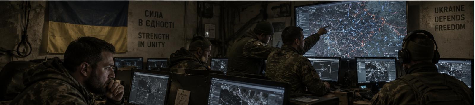 Soldier taking cover in an urban combat environment